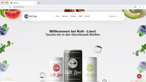 Webseite von Kult-Limo